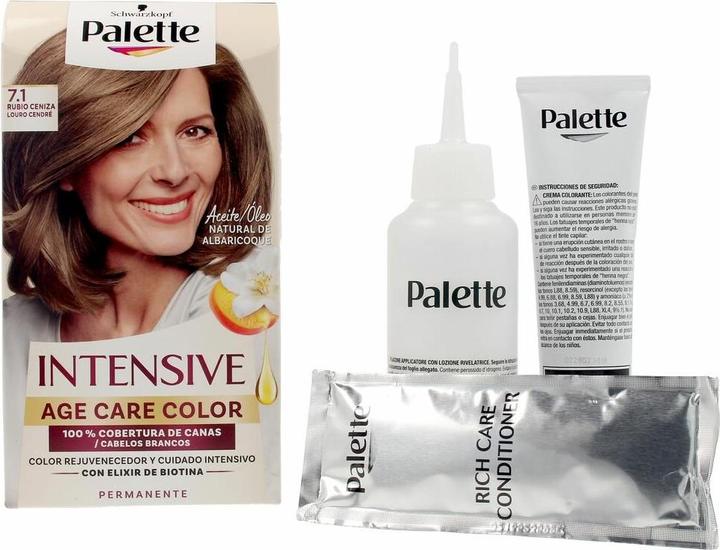 Produktbild Schwarzkopf INTENSIVE color rejuvenecedor permanente #7.1-rubio ceniza 1 u (7.1-Rubio Ceniza 1 U)