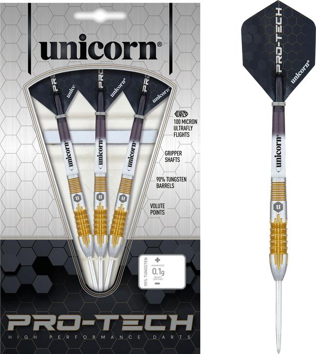 Actual product image Unicorn Pro-Tech Style 1 Steel Darts (20 g)