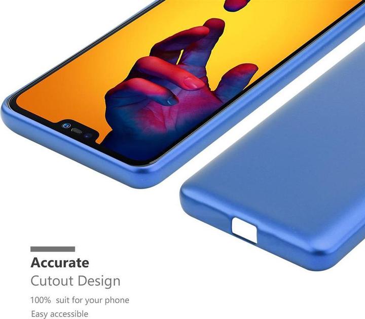 Productafbeelding Cadorabo TPU matte metalen hoes (Huawei P20 Lite)