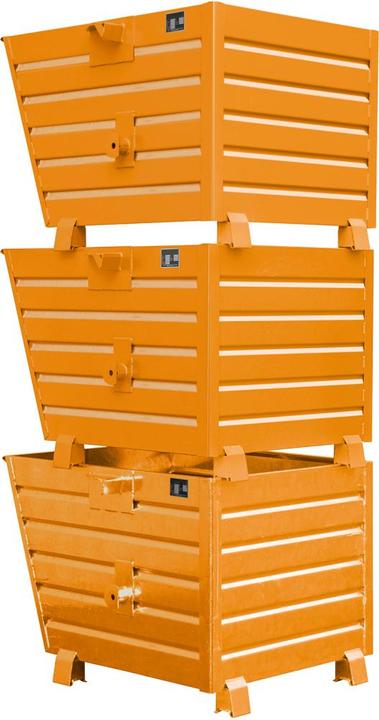 Immagine prodotto eurokraft pro Contenitori impilabili e cassoni ribaltabili, capacità 0,55 m³, arancione RAL (550 l)