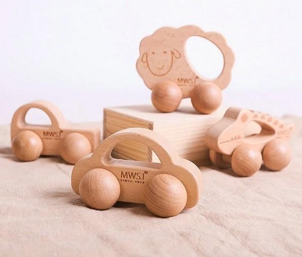 Actual product image Iwood Wooden Car Auto