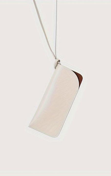 Actual product image Only-Bags.Store PU leather glasses case, adjustable neck strap sunglasses holder, hanging fashion accessory