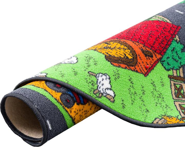 Immagine prodotto Snapstyle I bambini giocano alla fattoria di tappeti (133 x 133 cm)