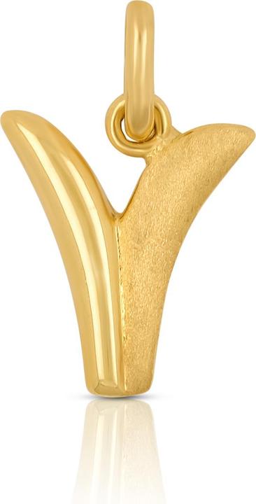 Muau Buchstabe (750/18K Gelbgold)
