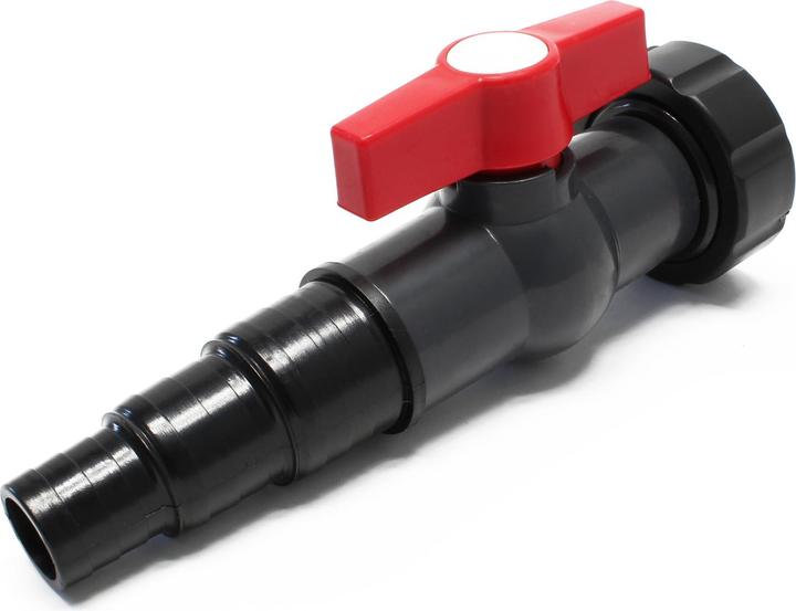 Produktbild SunSun Kugelhahn Absperrhahn Ø58mm Schlauchstufentülle Ventil Wasserhahn Teichfilter