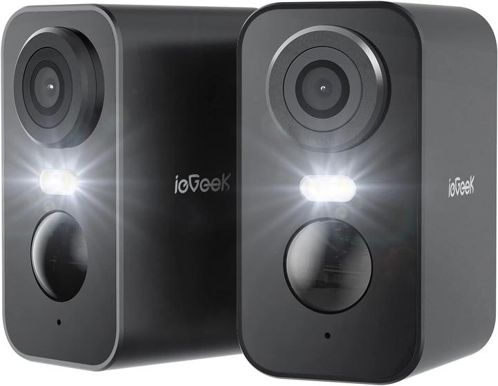 Produktbild IeGeek 2 x kabellose Überwachungskamera mit Nachtsicht