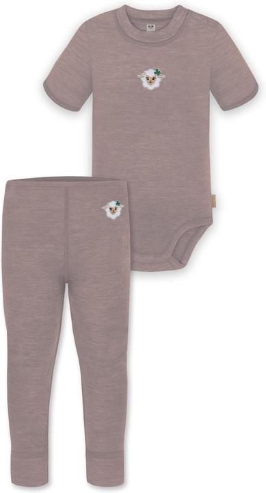 Actual product image Normani Baby merino short-sleeved body "Tihoi" and trousers "Tutira" - 9613 (74)