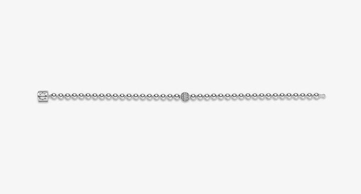 Nährwerte und Zutaten Pandora Beaded Armband (17 cm, Silber 925)
