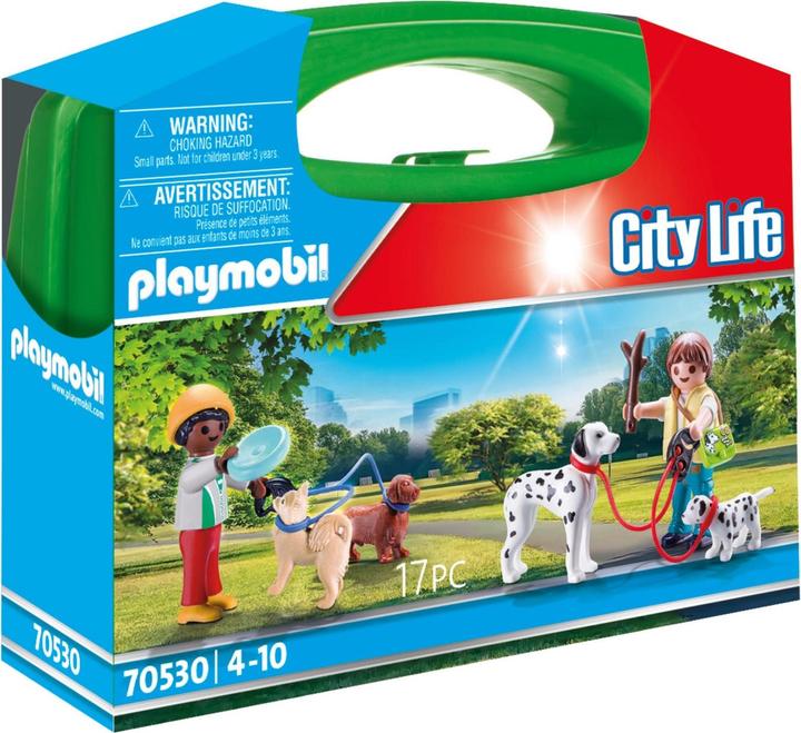 Immagine prodotto Playmobil 70530 Carrying Case Bambini Con Cuccioli (70530, Playmobil City Life)