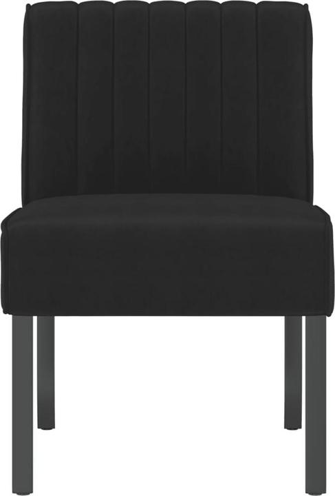 Actual product image VidaXL Polsterstuhl Schwarz Samt
