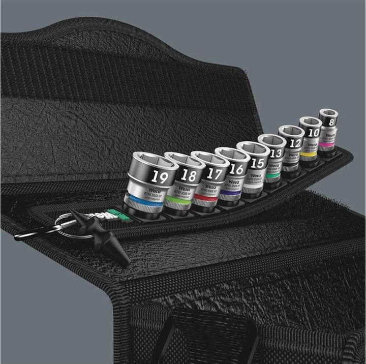 Produktbild Wera Belt B 1 Zyklop Steckschlüsseleinsatz-Satz (19 mm, 12 mm, 16 mm, 10 mm, 18 mm, 17 mm, 15 mm, 8 mm, 13 mm)