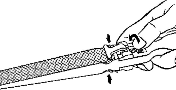 Actual product image RoNa Quick tension emery file 2 (127 mm)