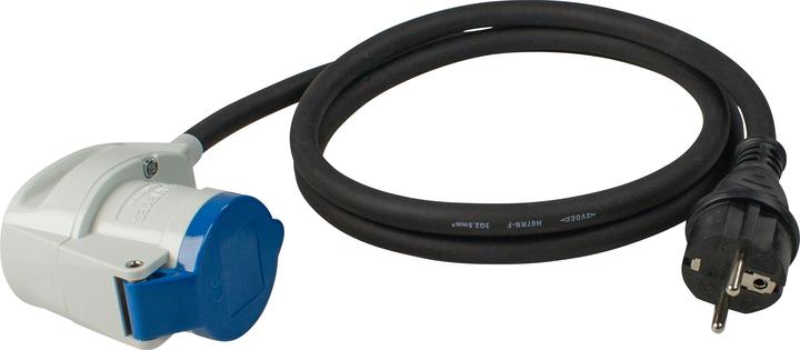Image du produit As - Schwabe Câble adaptateur de fiche de sécurité pour le camping (CEE 7/7, CEE)