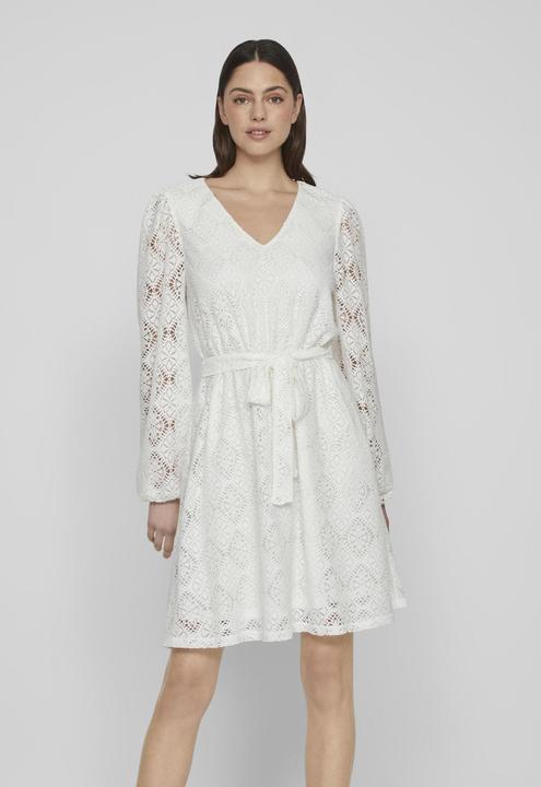 Actual product image Vila Tie waist dress with long sleeves (S)