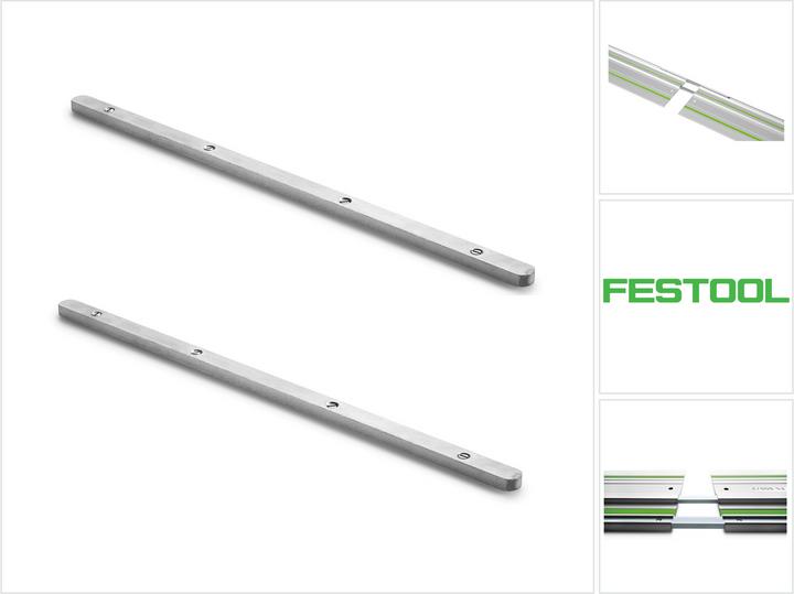Actual product image Festool Pièces de raccordement FSV ( 2x 482107 ) Pour connecter deux rails de guidage (30.50 cm)