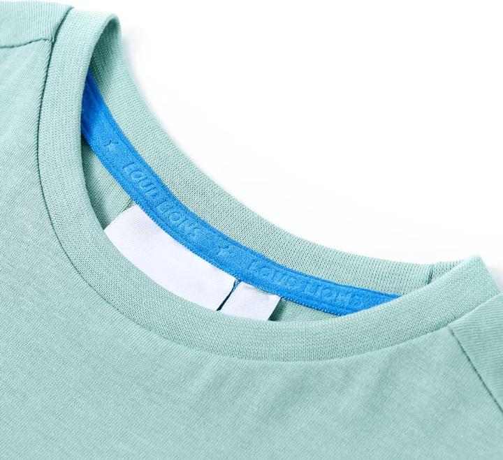 Actual product image VidaXL Children's T-shirt Light Khaki 128,Material: 100 (128)
