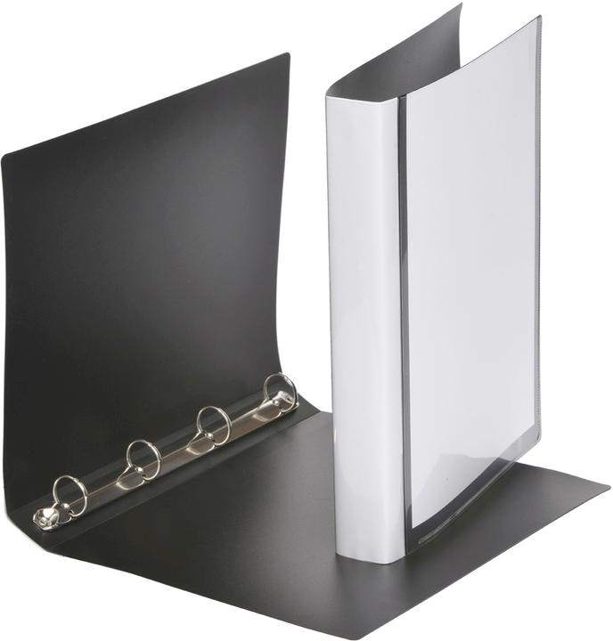 Actual product image Foldersys Ring binder 4 rings black 4.0 cm DIN A4 (A4, 40 mm, 1 Piece)