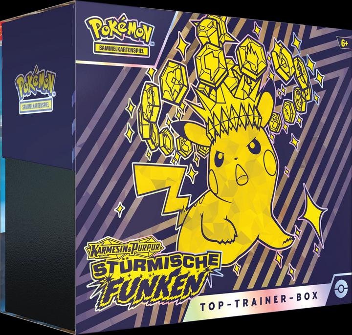 Actual product image Pokémon Surging Sparks (German, Elite / Top Trainer Box)