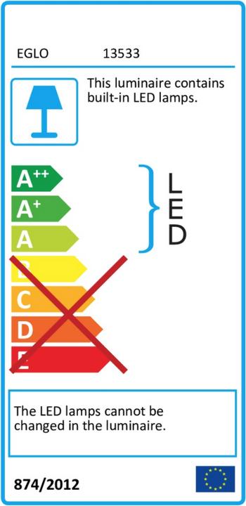 Label énergétique EGLO Bandes de LED (RGB, 600 cm, Intérieur)