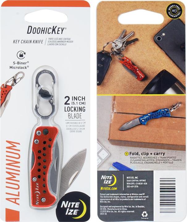 Produktbild Nite Ize NiteIze Messer-Schlüsselanhänger Rot