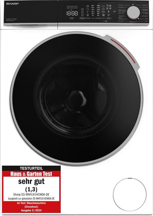 Sharp ES-WNFL914CWDA-EN (9 kg, A sinistra)