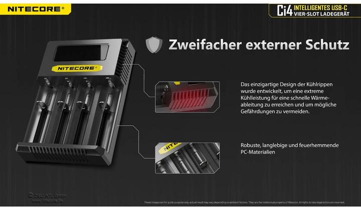 Produktbild Nitecore USB-C Ladegerät CI4