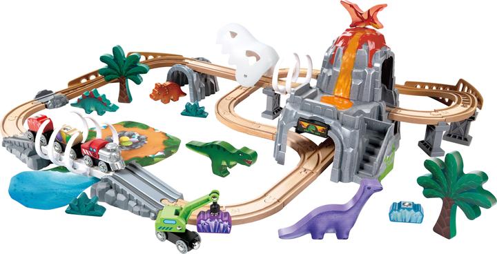 Actual product image Hape Dino railway adventure