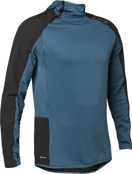 Actual product image Fox Hoodie 21 Defend Thermo Slt Blu S (S)