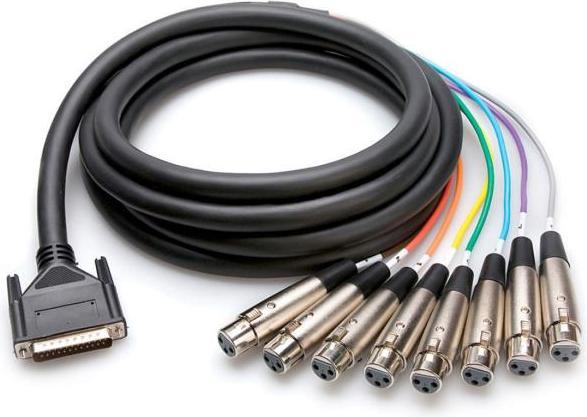 Produktbild Hosa DTF-807 Multicore Kabel 8-fach DB25 XLR-F 7m (7 m, XLR)