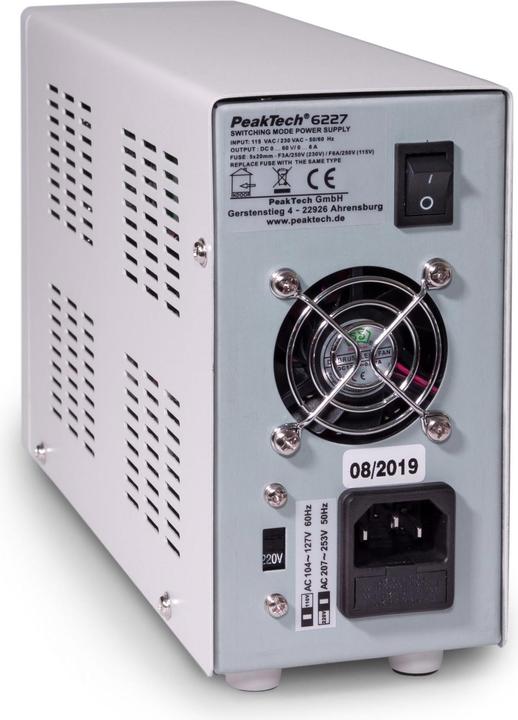 Actual product image Peaktech P 6227 Switched-mode power supply unit