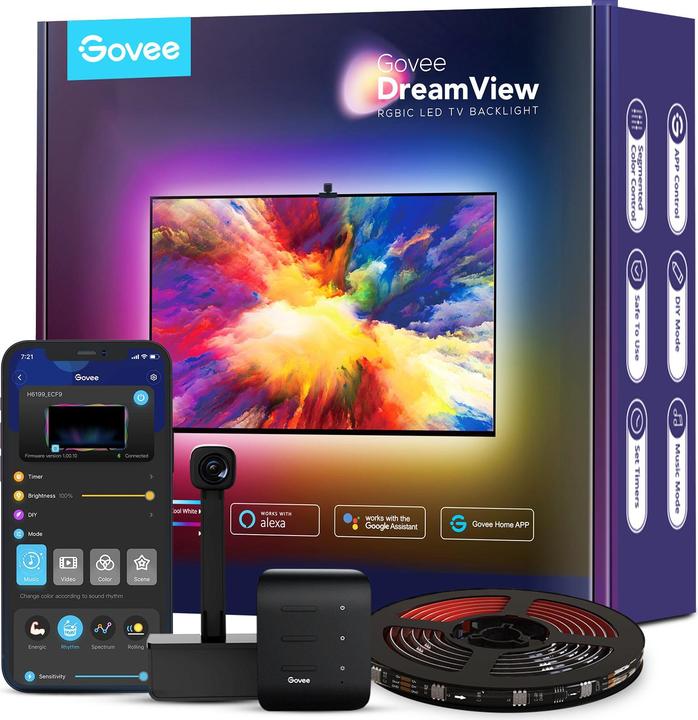 Govee DreamView T1 TV-Light Strips, 55"-65"