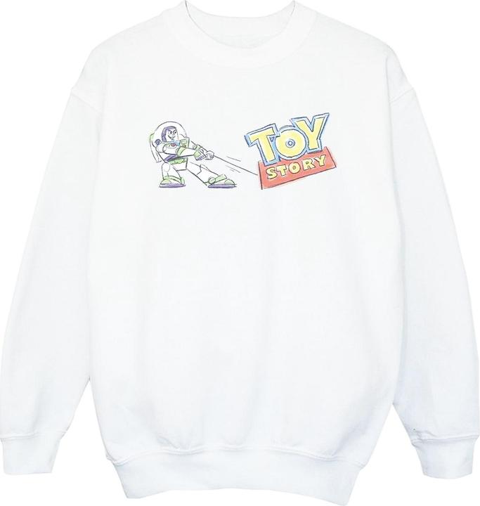 Produktbild Disney Toy Story Buzz Pulling Logo Sweatshirt Mädchen (152, 158)