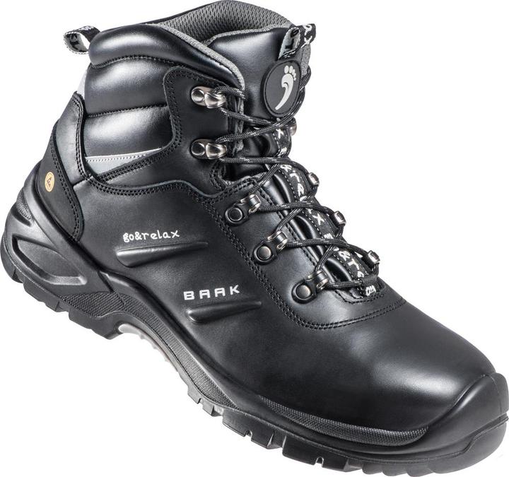 Actual product image Baak Safety boot Harrison size 44 black S3 SRC ESD EN ISO 20345 smooth leather (S3, 44)