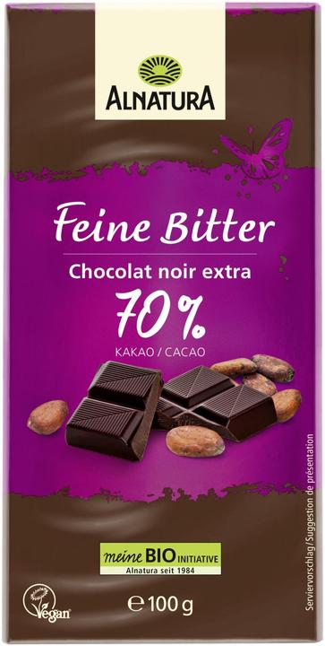 Actual product image Alnatura Organic Fine Dark Chocolate 100g (100 g)