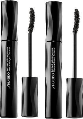 Actual product image Shiseido Set Duo Full Lash Waterproof Volumizing Mascara 902 Black - 2 Pieces, 8 Ml Each (902 black)