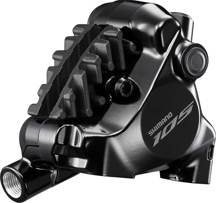 Actual product image Shimano disc brake set 105 BR-R7170 with ST-R7120 rear black (Rear brake, Brake kit, 2)