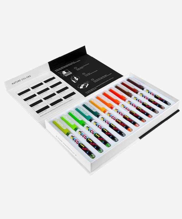 Produktbild Karin PIGMENT DECO BRUSH - Brush Marker (Nature, Mehrfarbig, 12 x)