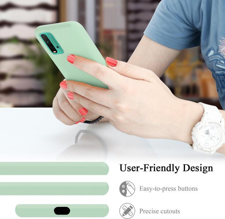 Actual product image Cadorabo TPU Liquid Silicone Case Cover (Xiaomi Redmi 9T, Xiaomi Poco M3)