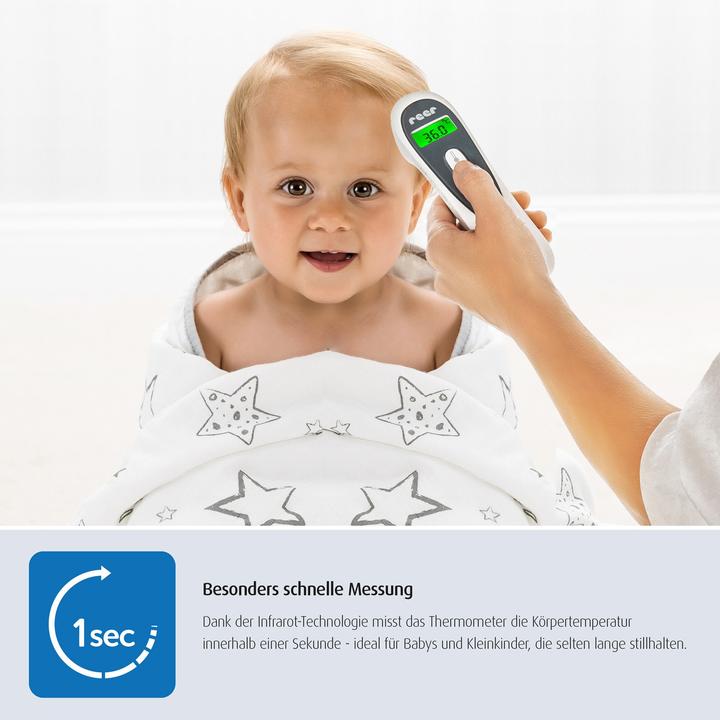 Produktbild Reer Colour SoftTemp 3in1 kontaktloses Infrarot Thermometer (Berührungslos, Stirn)
