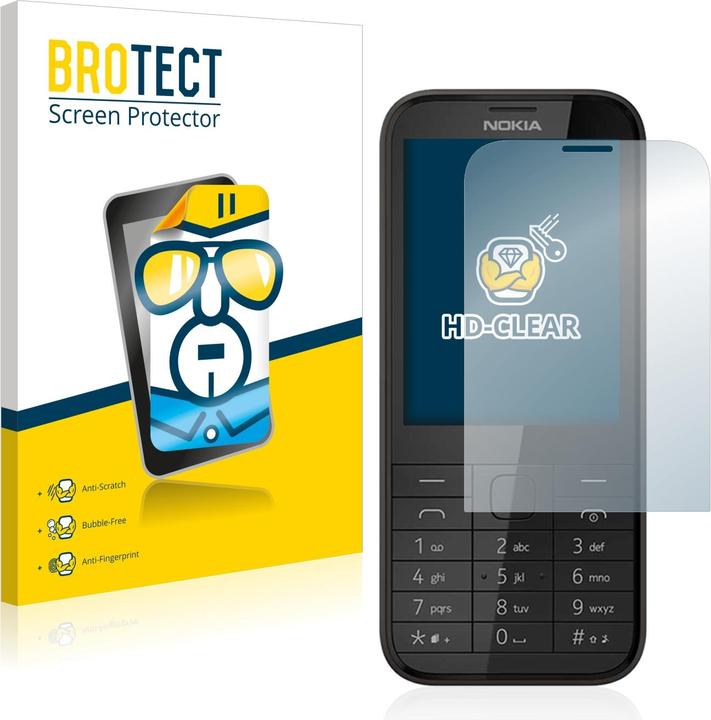 Actual product image BROTECT Screen Protector Clear (2 Piece, Nokia 225)