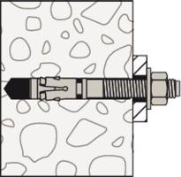 Actual product image Fischer Concrete anchor Thickness (50 pcs.)