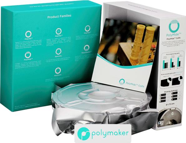 Image du produit Polymaker 70808 Filament PA (polyamide) 1 (Nylon, 1.75 mm, 750 g, Noir)