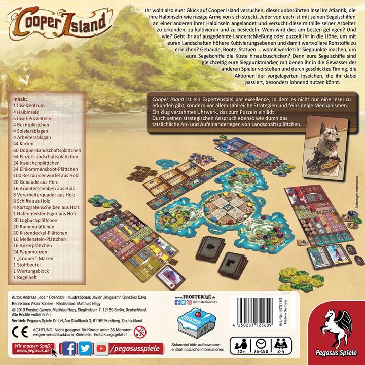 Produktbild Pegasus Expertenspiel Cooper Island (Deutsch)