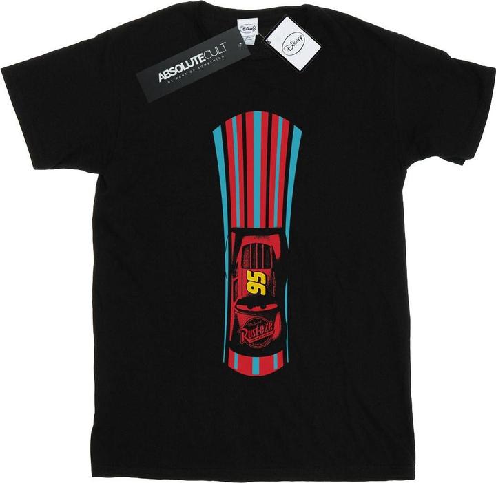 Disney Cars Lightning McQueen Stripes TShirt (M)