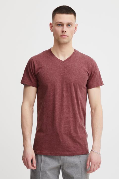 Immagine prodotto Solid Bedo T-Shirt A Maniche Corte Maglietta Da Uomo Con Collo A V In Cotone 100% (S)