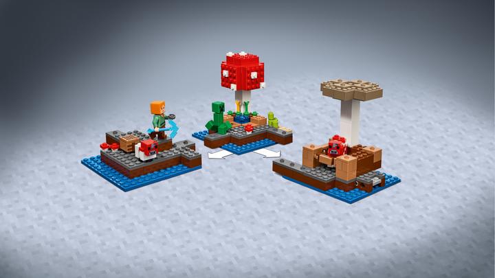 Immagine prodotto LEGO L'isola dei funghi (21129, LEGO Minecraft)