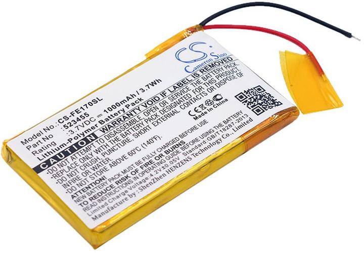 Actual product image NoName Battery for Fiio E17 etc