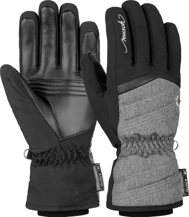 Produktbild Reusch Damen Lenda R-Tex Xt Handschuhe, Black/Grey Melange, 7.5 (7.5)