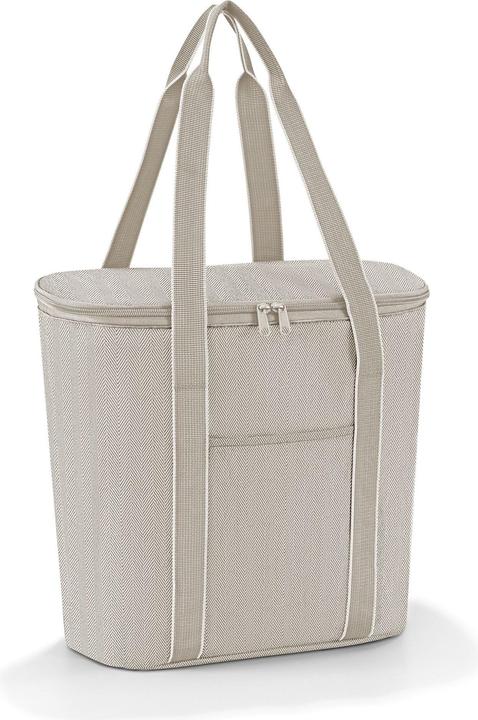 Actual product image reisenthel thermoshopper herringbone sand