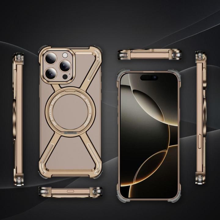 Image du produit Etuui Coque arrière OEM Case TITANIUM Escort pour IPHONE 15 desert gold